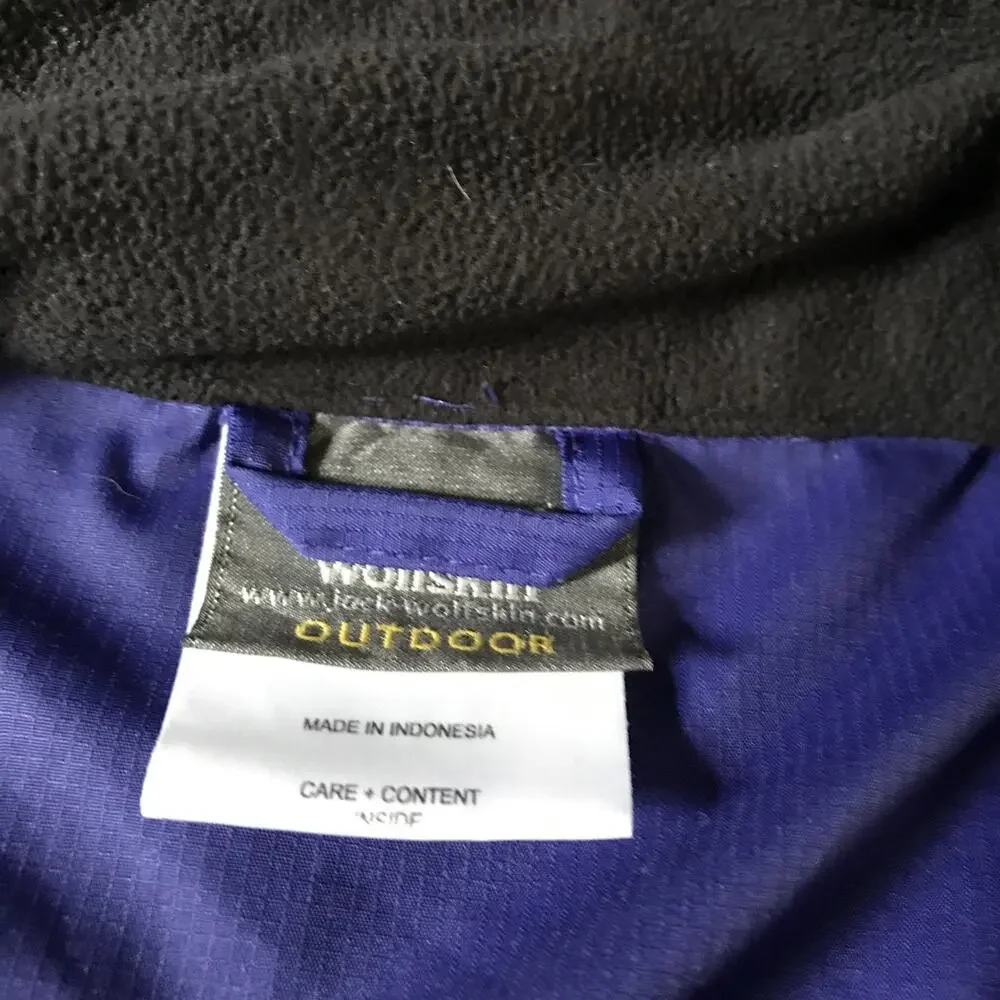 Jack Wolfskin Womens Performance Jacket XL‎ Purple EUC Stormlock